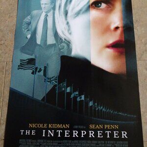 THE INTERPRETER - MOVIE POSTER WITH NICOLE KIDMAN ABD SEAN PENN